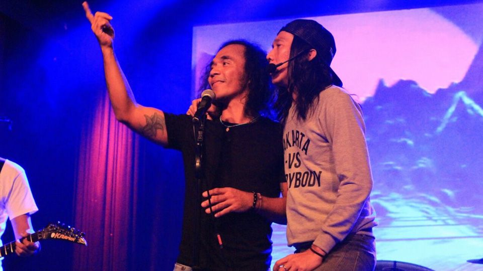 Kaka dan Bimbim Slank Copyright: © Zainal Hasan/Indosport